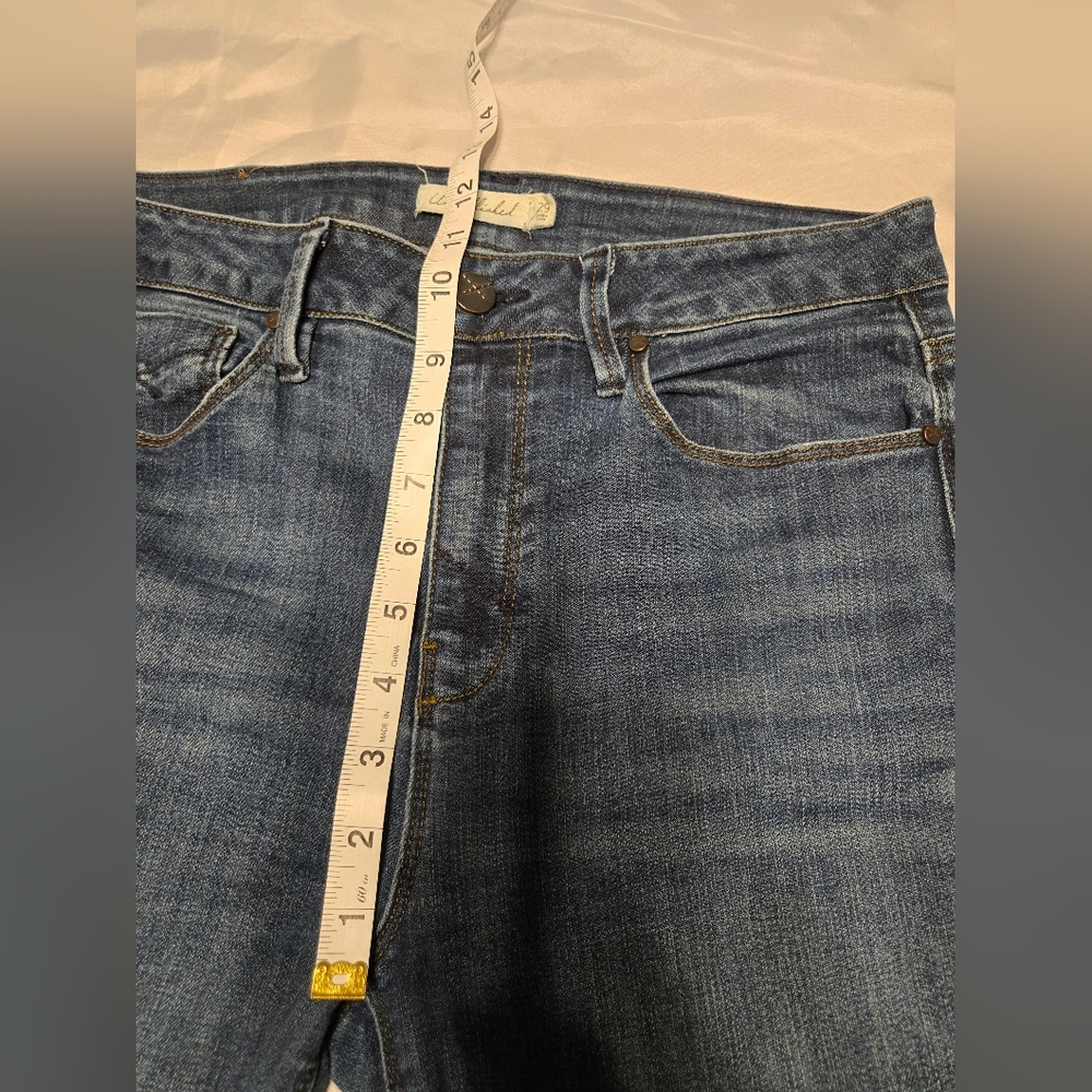 Anthropilogie Unpublished Skinny Jeans 29 Blue Stretch High Rise‎ - Picture 4 of 10
